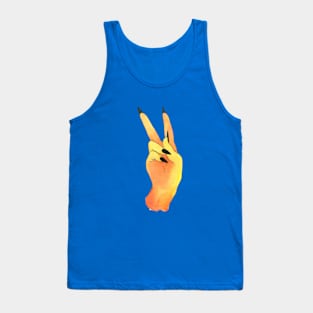 Watercolor Peace Sign Tank Top